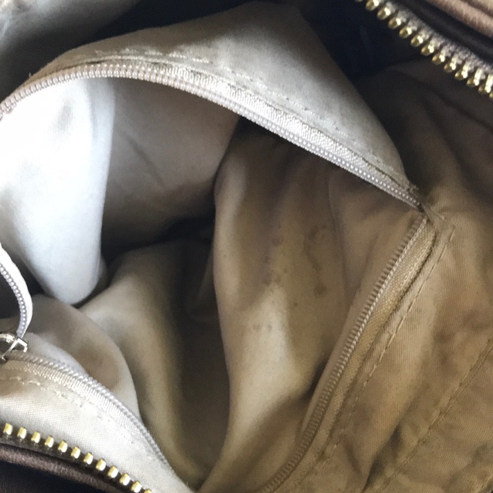 Leather fringe crossbody purse, EUC - Picture 6 of 6